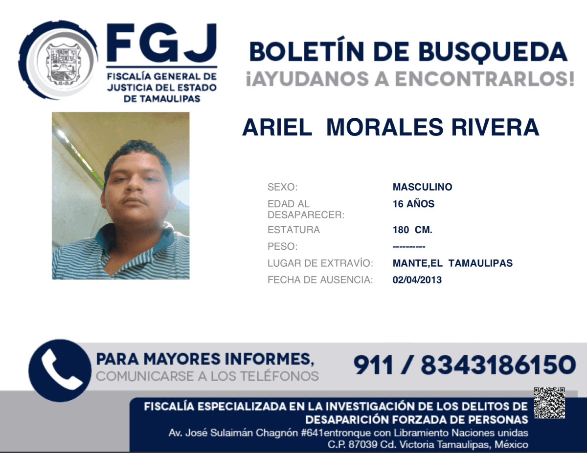 BOLETÍN DE BÚSQUEDA ARIEL