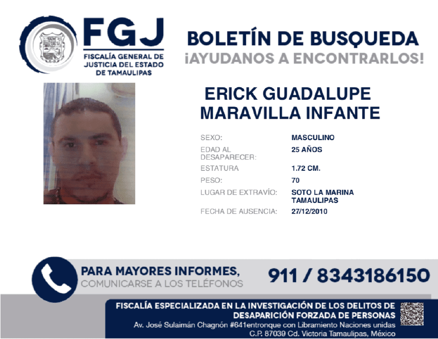 ERICK GUADALUPE MARAVILLA INANTE