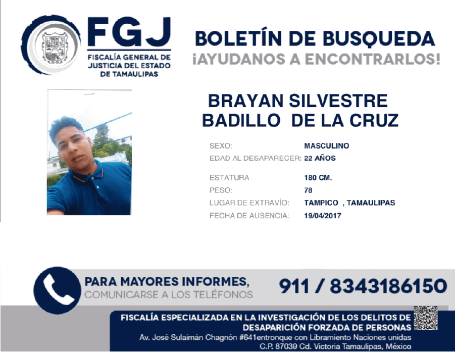 BRAYAN SILVESTRE BADILLO DE LA CRUZ