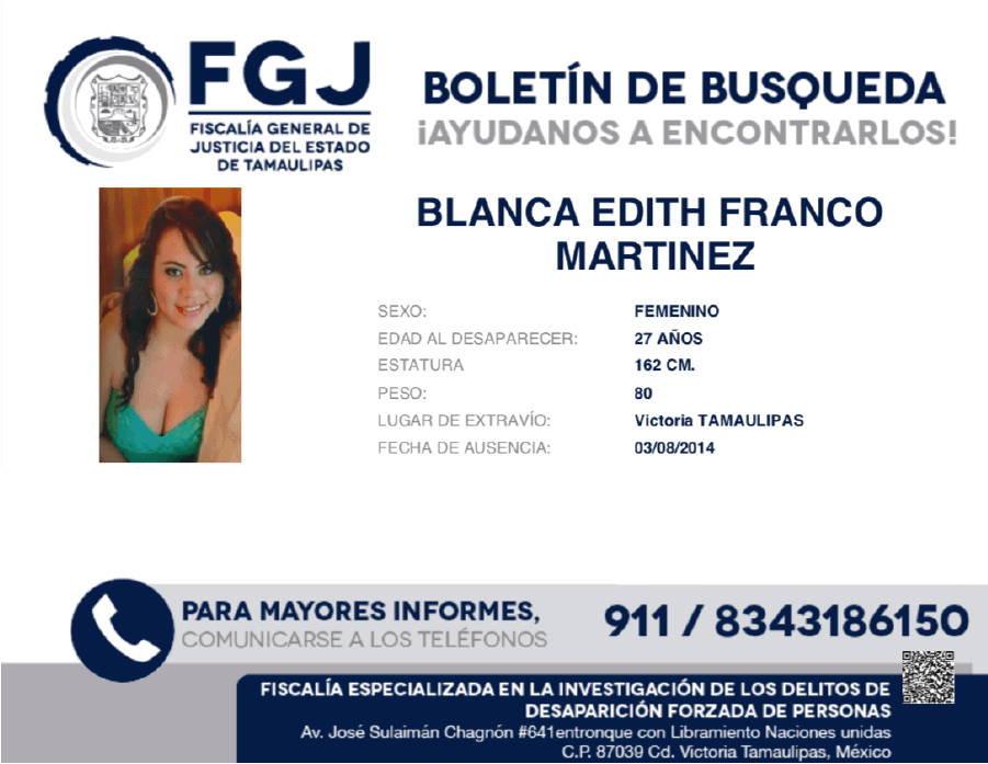 BLANCA EDITH FRANCO MARTTINEZ