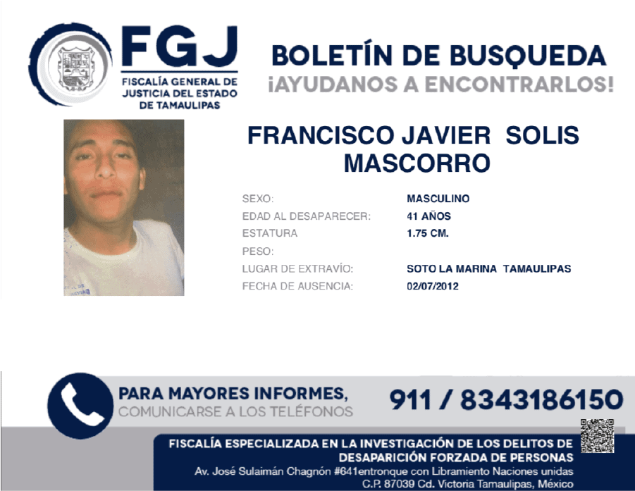 FRANCISCO JAVIER SOLIS MASCORRO