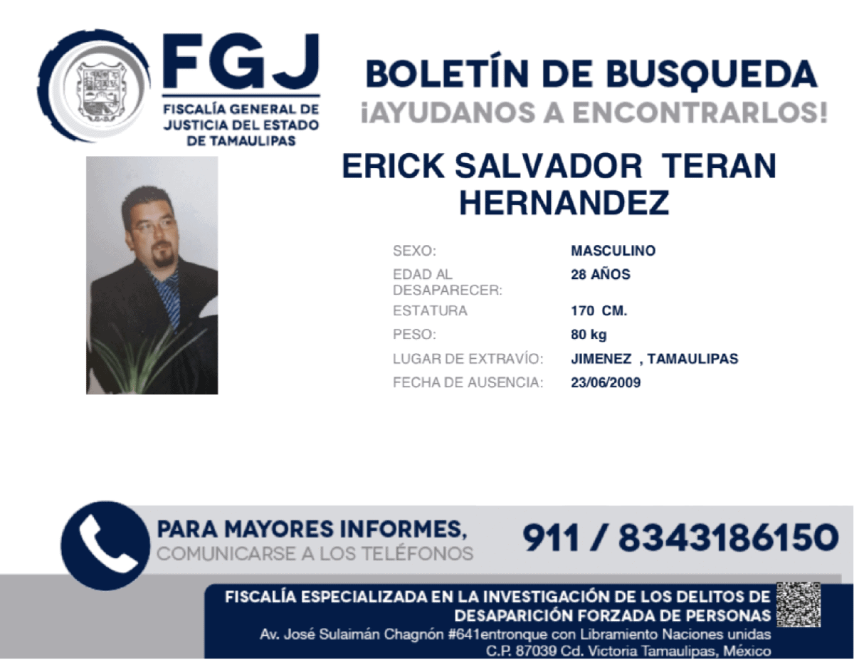 ERICK SALVADOR TERAN HERNANDEZ