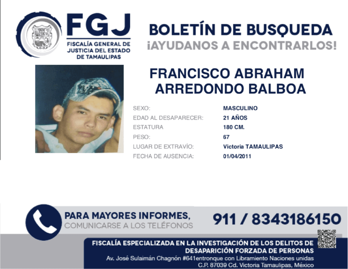 FRANCISCO ABRAHAM ARREDONDO BALBOA