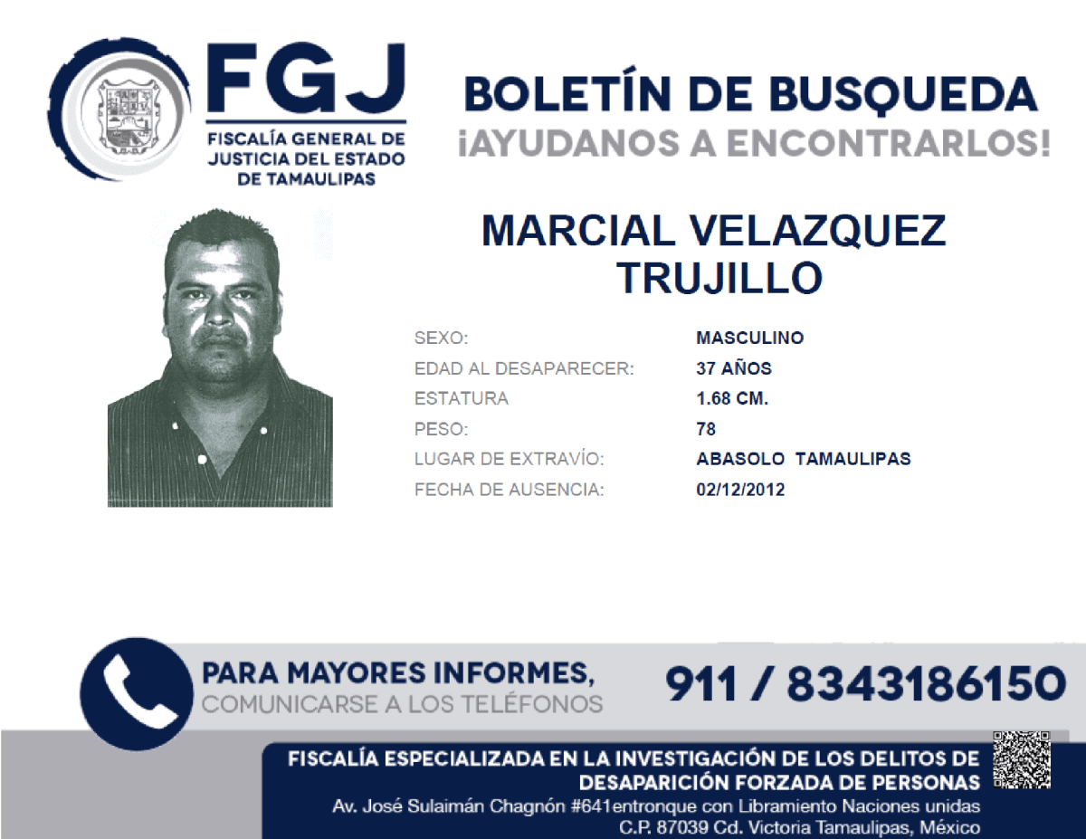 MARCIAL VELAZQUEZ TRUJILLO