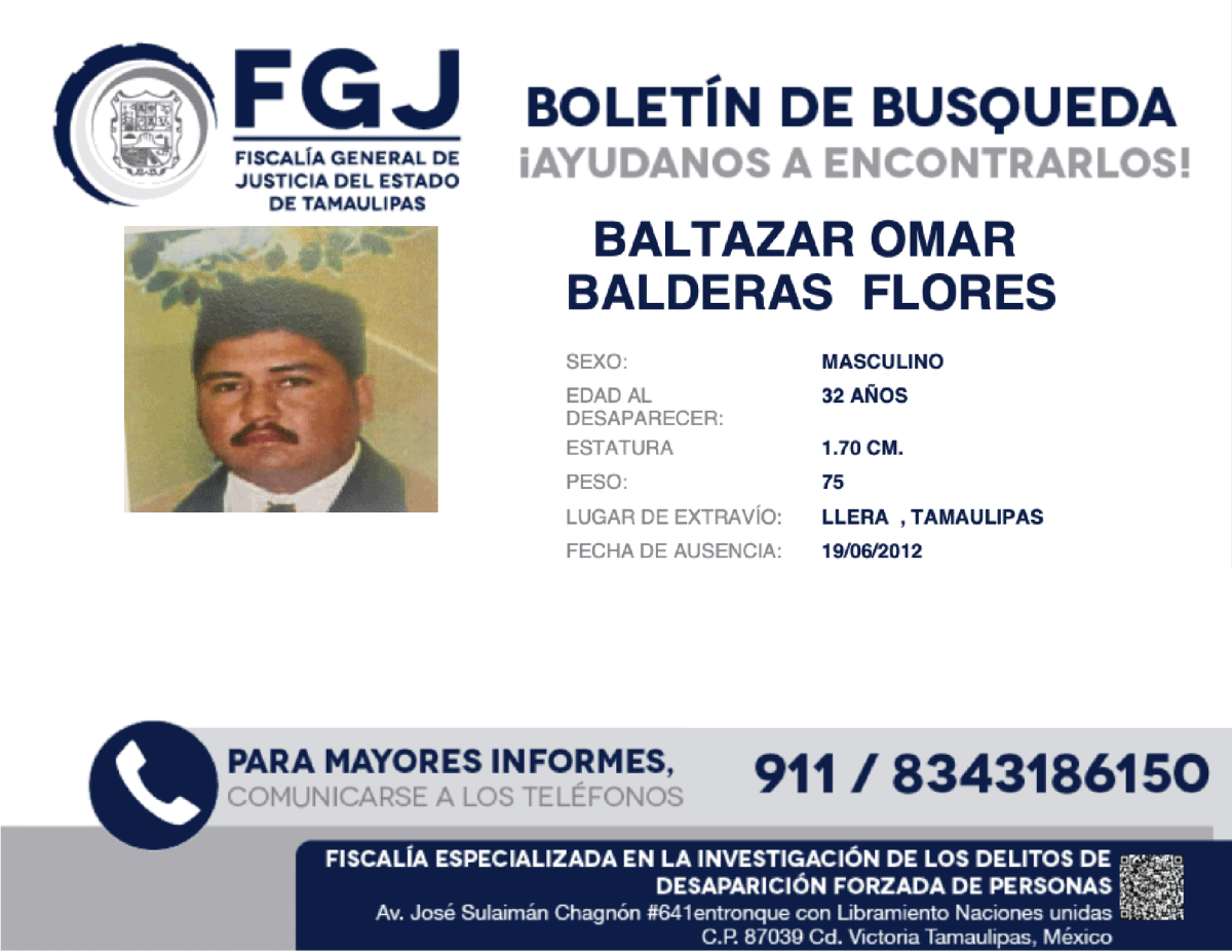 BALTAZAR OMAR BALDERAS FLORES