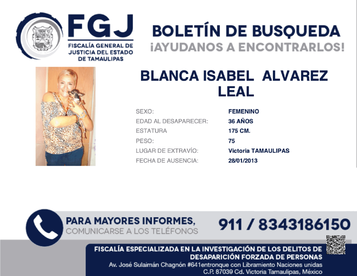 BLANCA ISABEL ALVAREZ LEAL