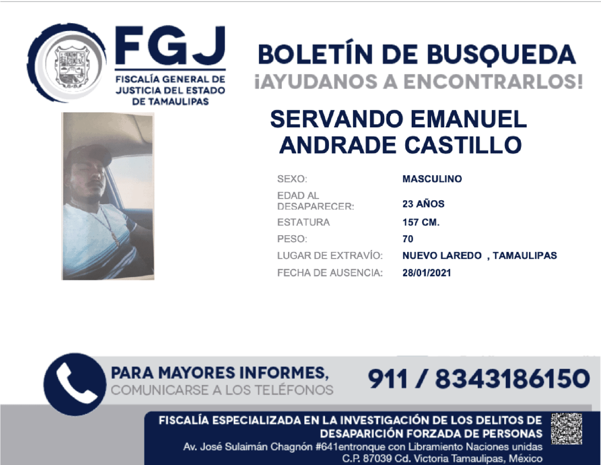 SERVANDO EMANUEL ANDRADE CASTILLO