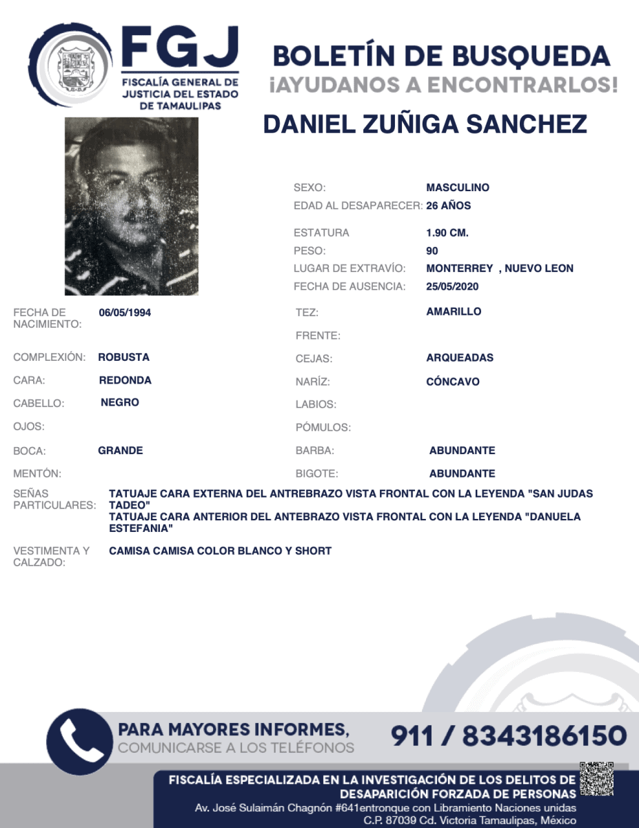 Fiscalía General de Justicia del Estado de Tamaulipas Fiscalía