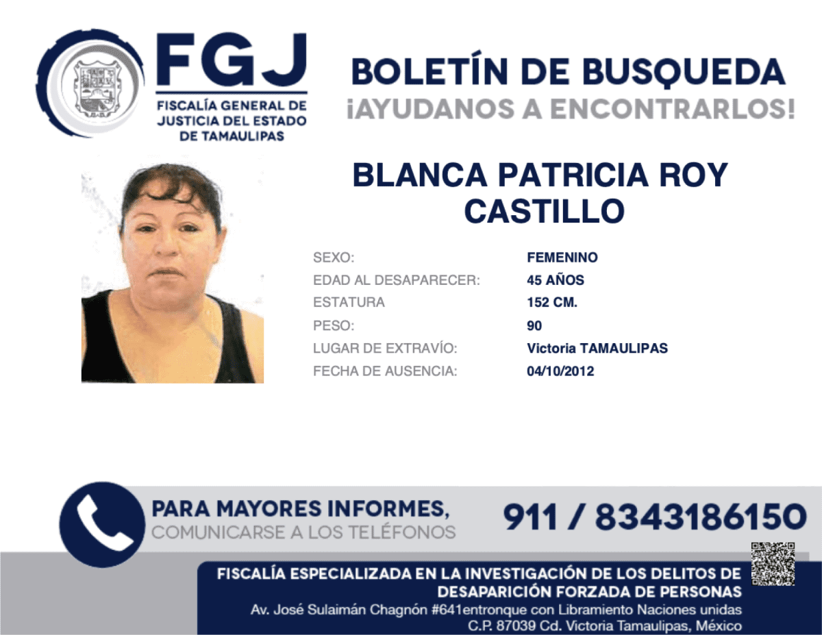 BLANCA PATRICIA ROY CASTILLO