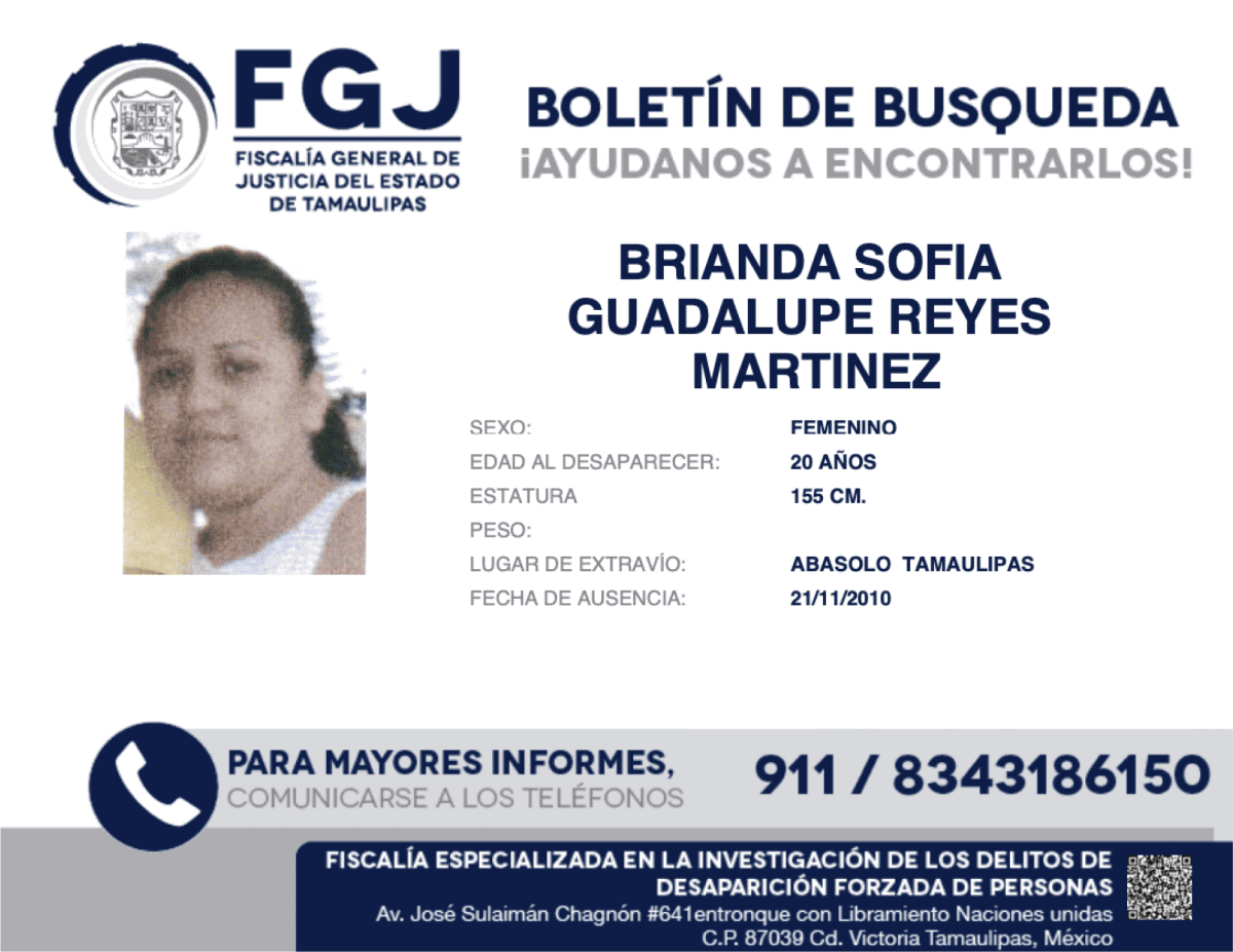 BRIANDA SOFIA GUADALUPE REYES MARTINEZ