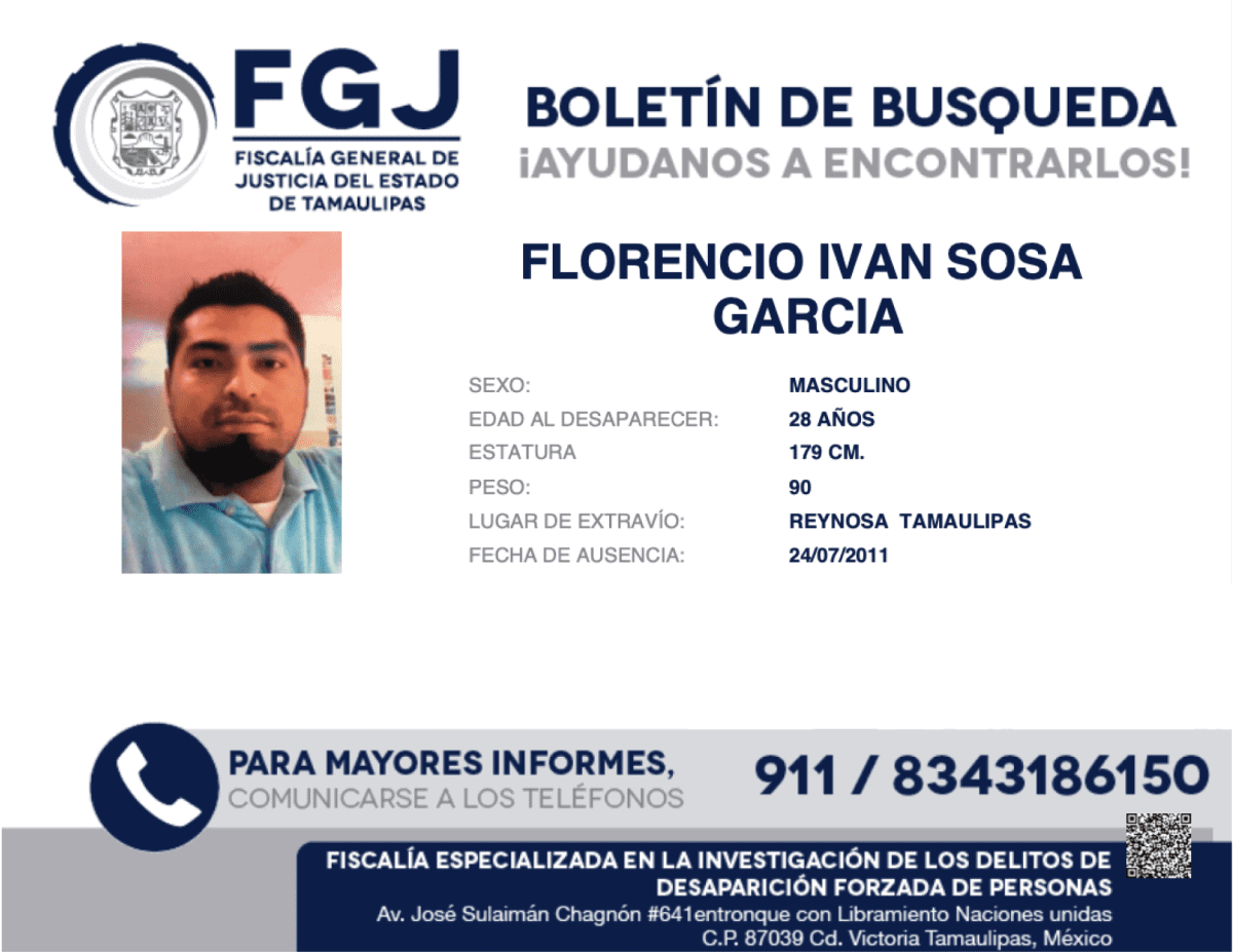 FLORENCIO IVAN SOSA GARCIA