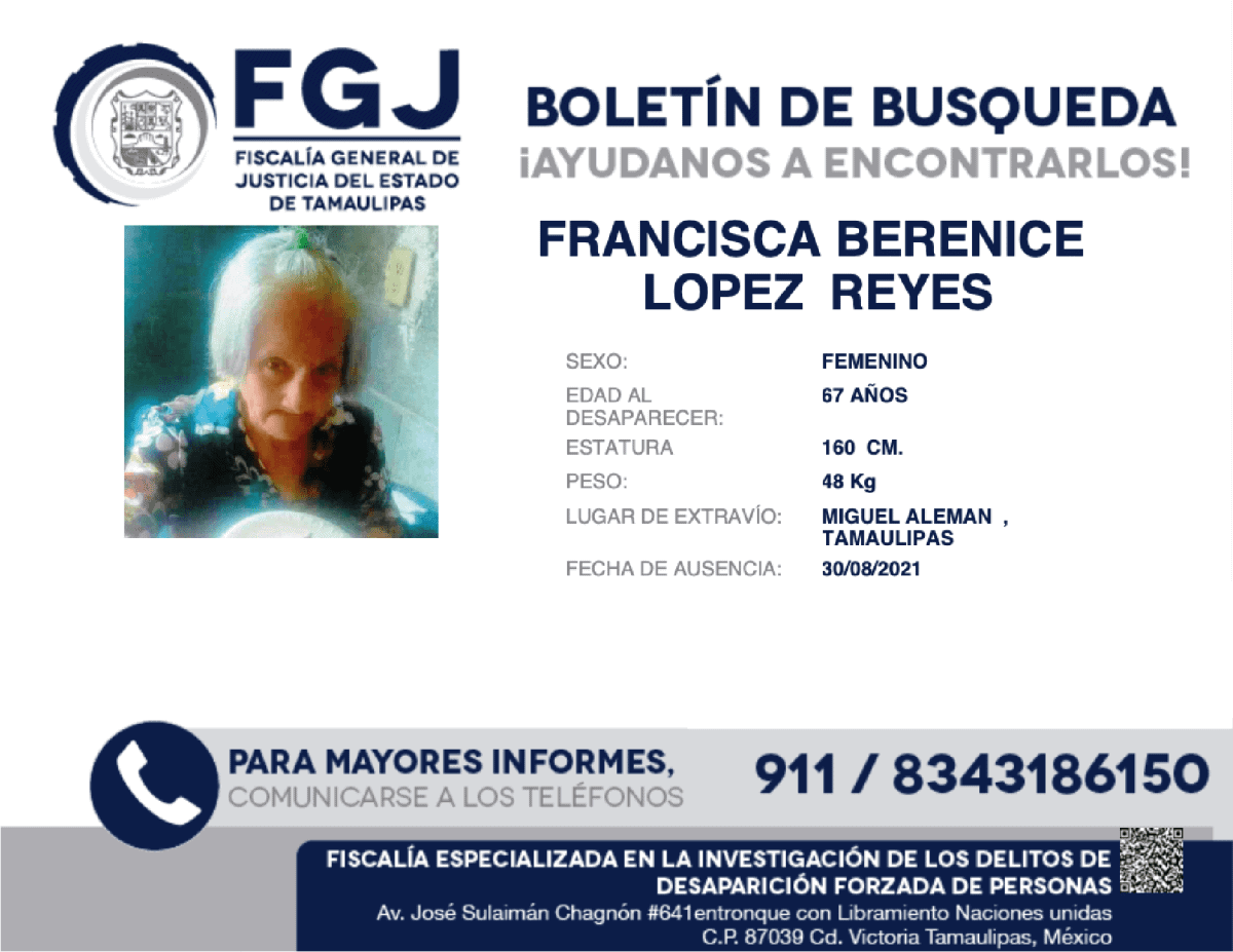 FRANCISCA BERENICE LOPEZ REYES