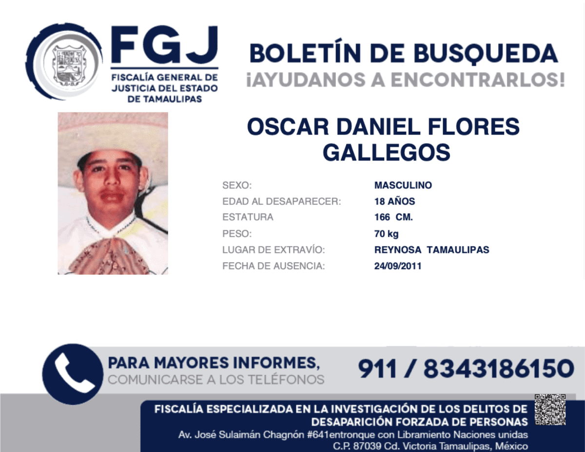 OSCAR DANIEL FLORES GALLEGOS