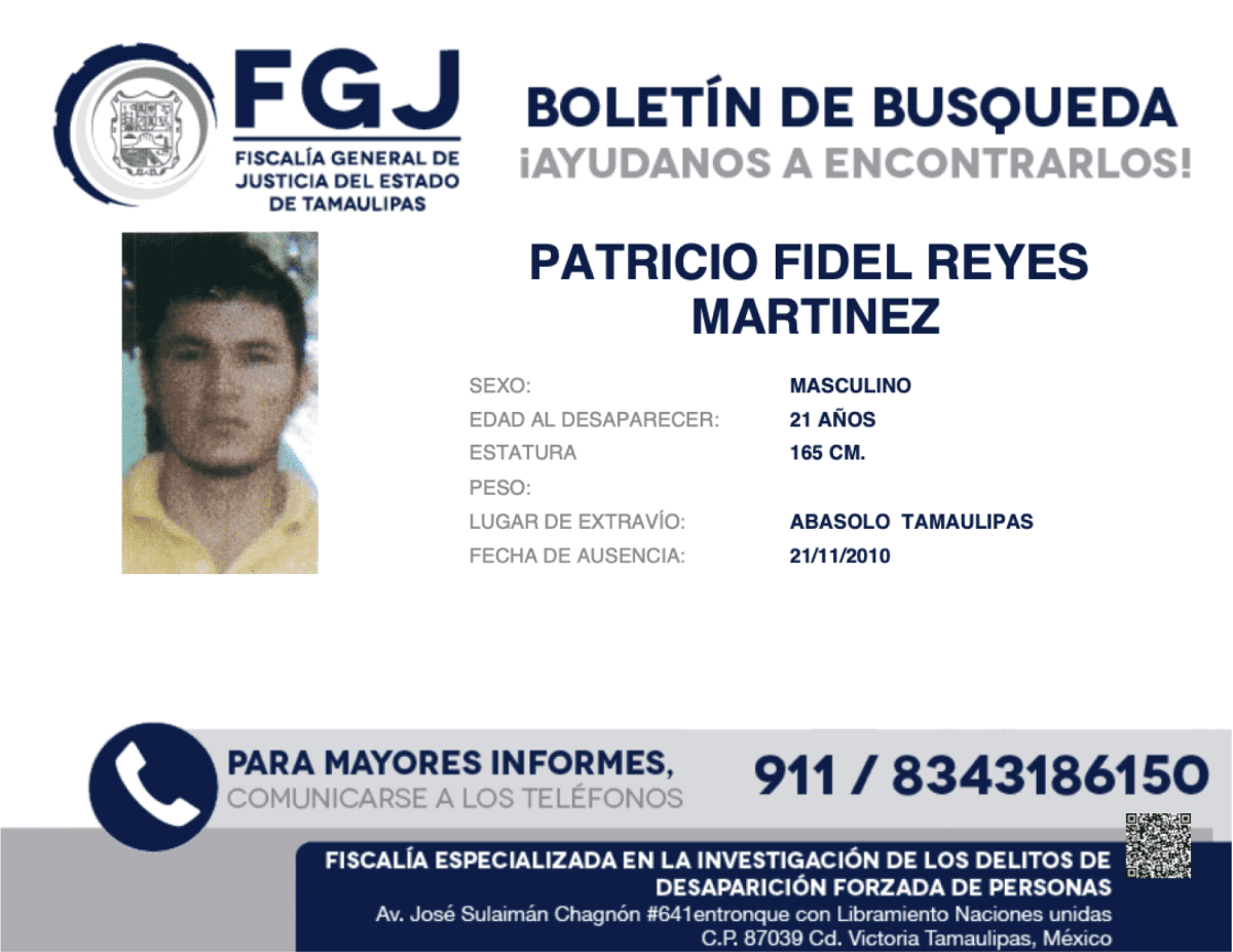 PATRICIO FIDEL REYES MARTINEZ