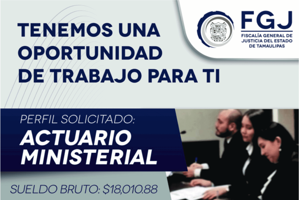 ACTUARIO MINISTERIAL