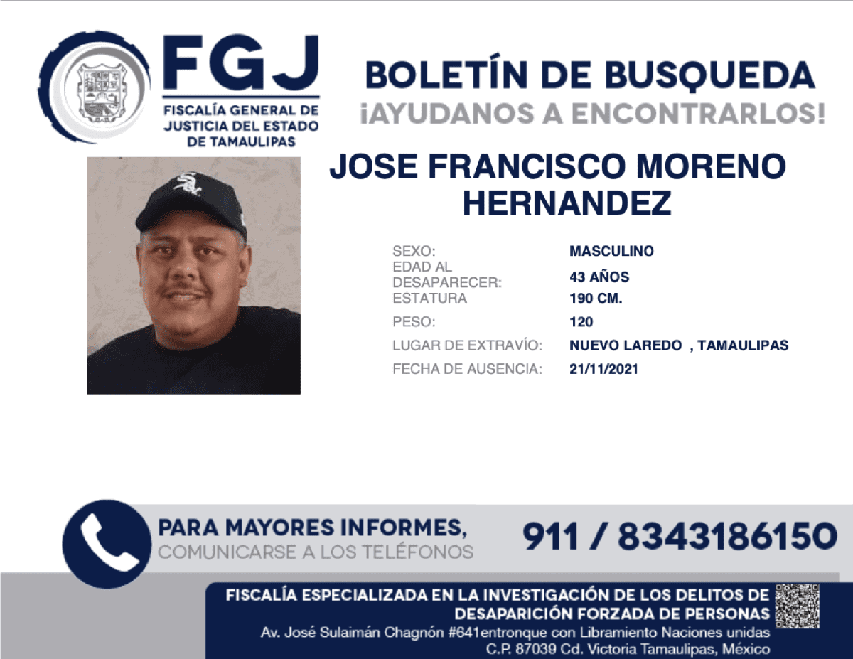 JOSE FRANCISCO MORENO HERNANDEZ