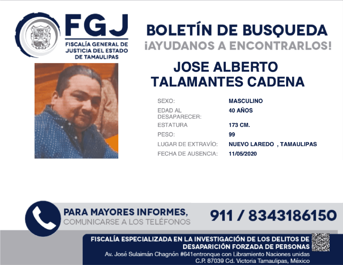 JOSE ALBERTO TALAMANTES CADENA