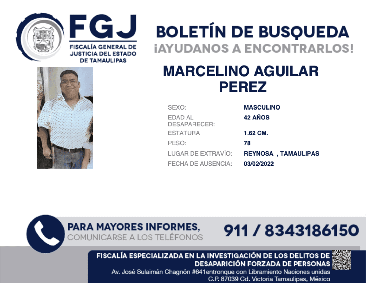 MARCELINO AGUILAR PEREZ