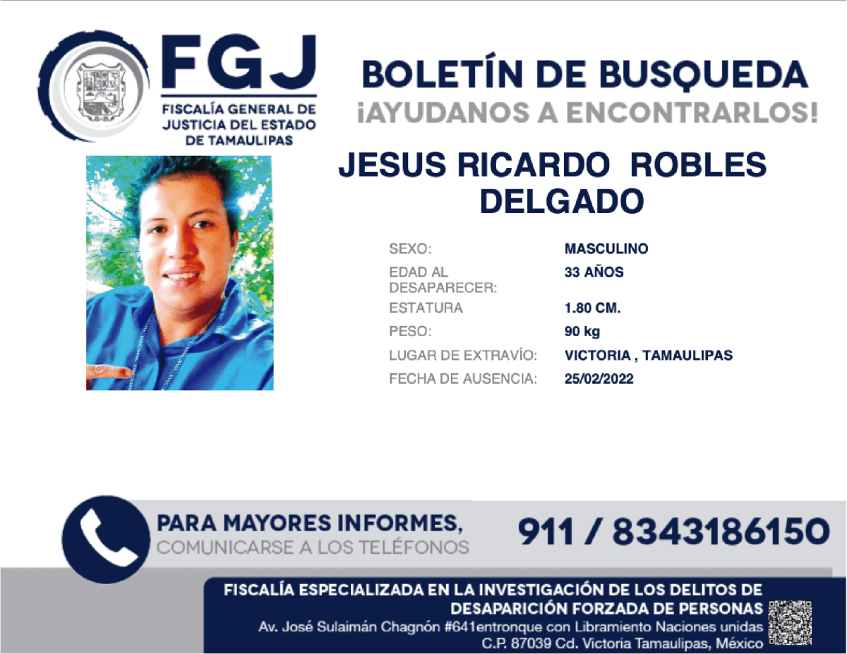 JESUS RICARDO ROBLES DELGADO