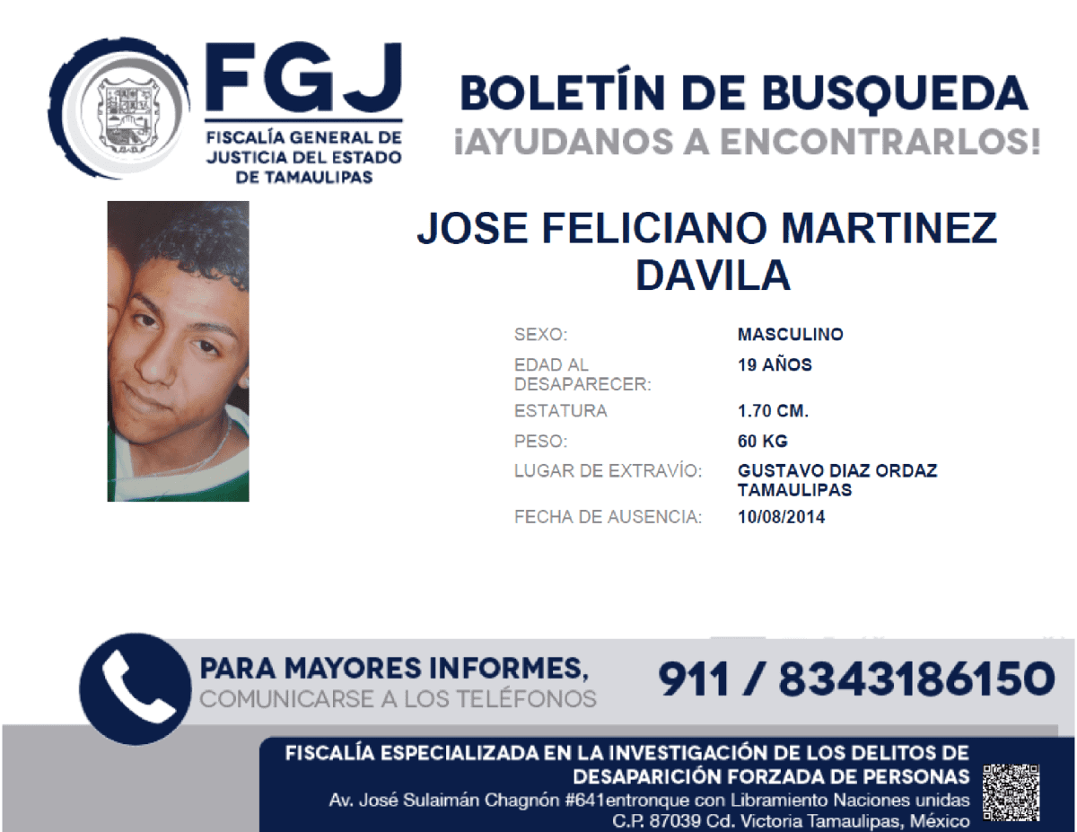 JOSE FELICIANO MARTINEZ DAVILA