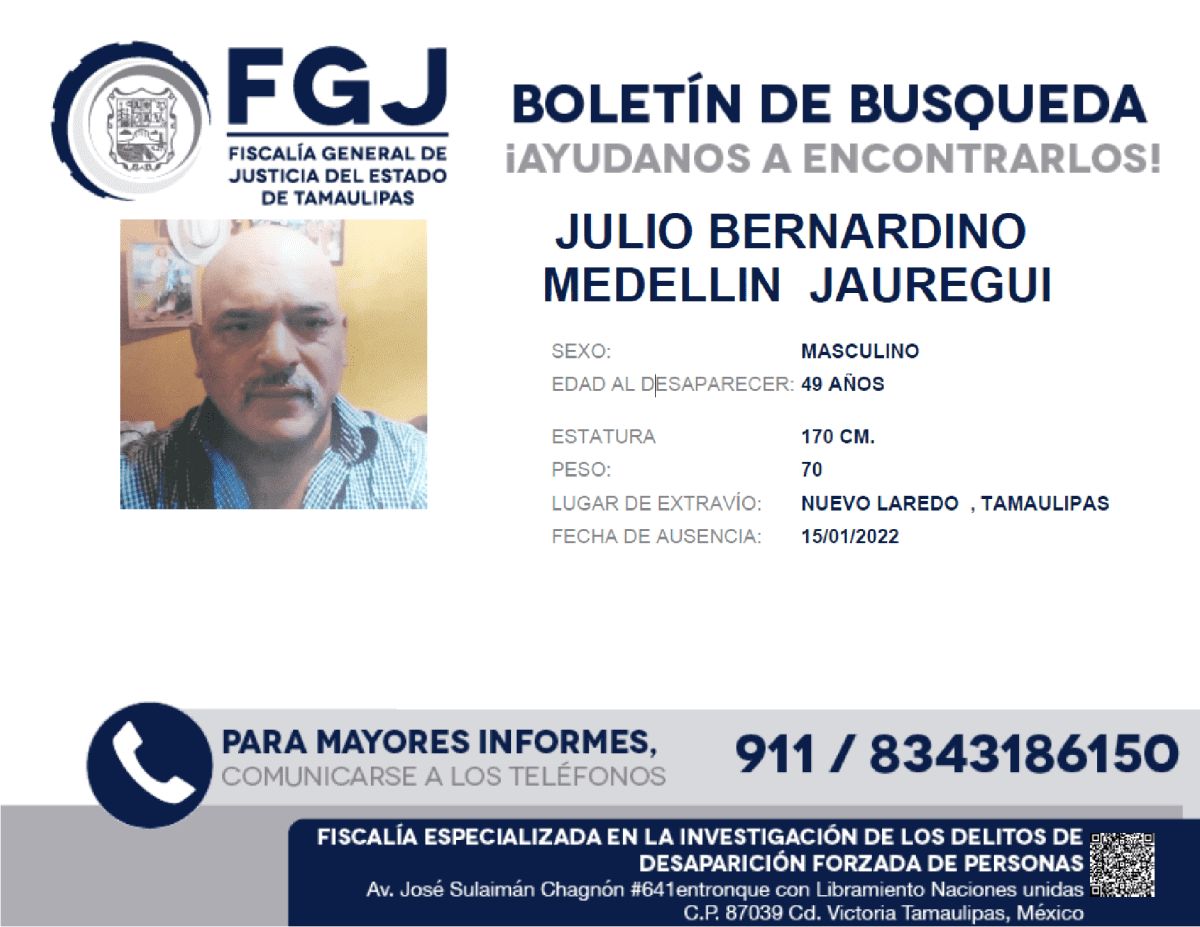 JULIO BERNARDINO MEDELLIN JAUREGUI