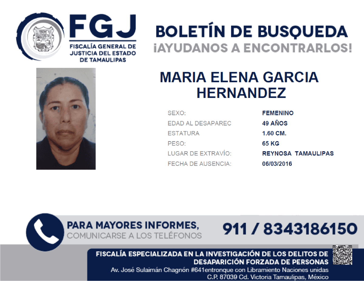 MARIA ELENA GARCIA HERNANDEZ