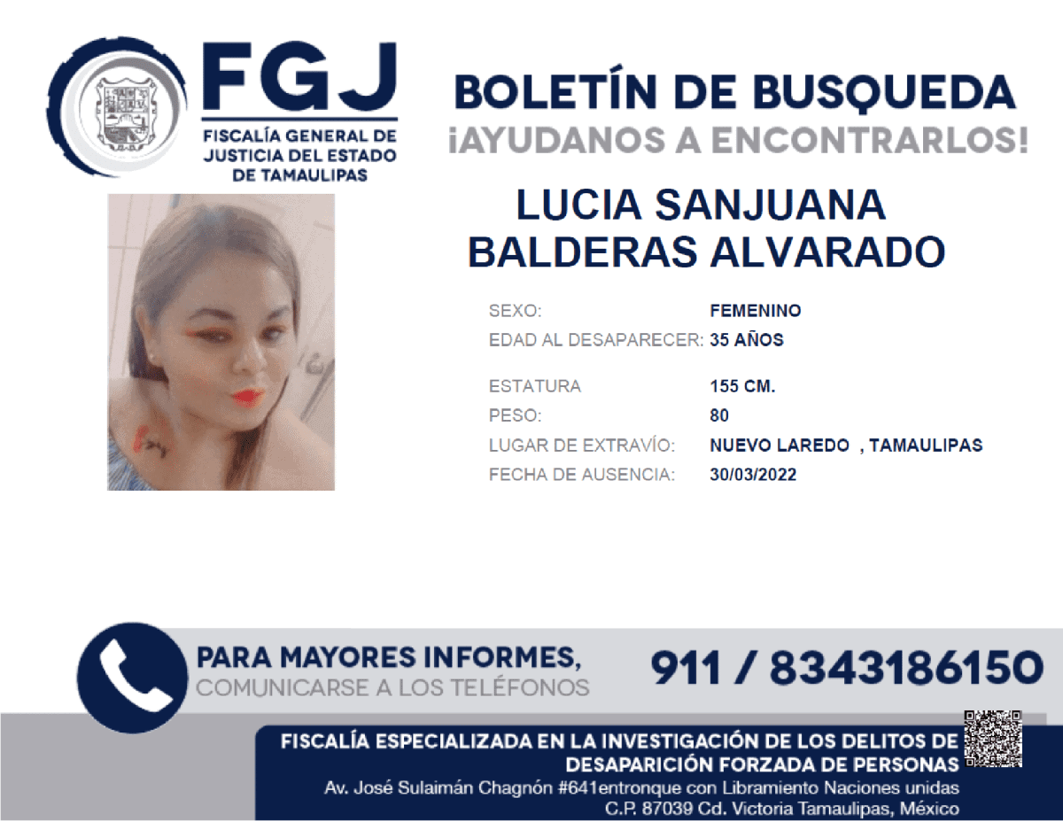 LUCIA SANJUANA BALDERAS ALVARADO