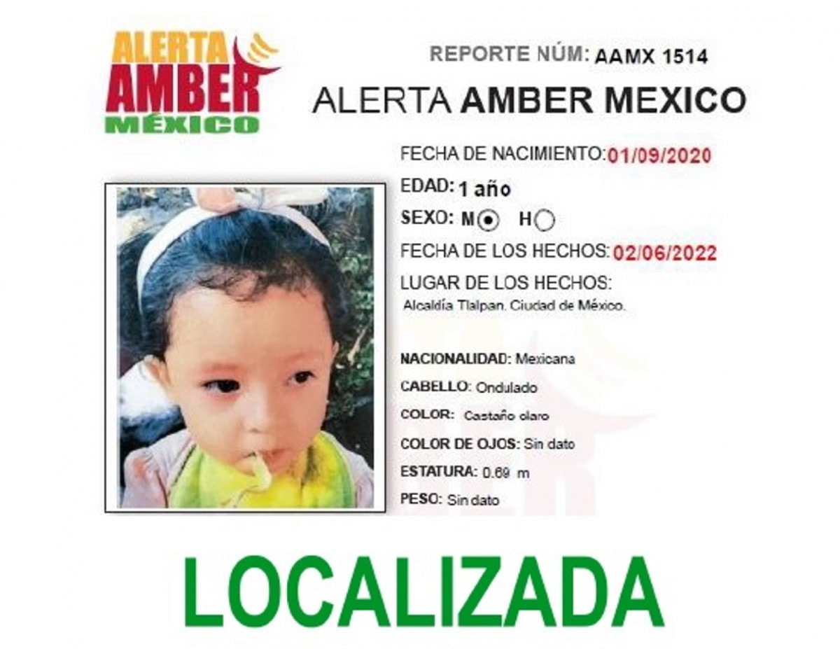 ALERTA AMBER VICTORIA VILLALPANDO OROPEZA