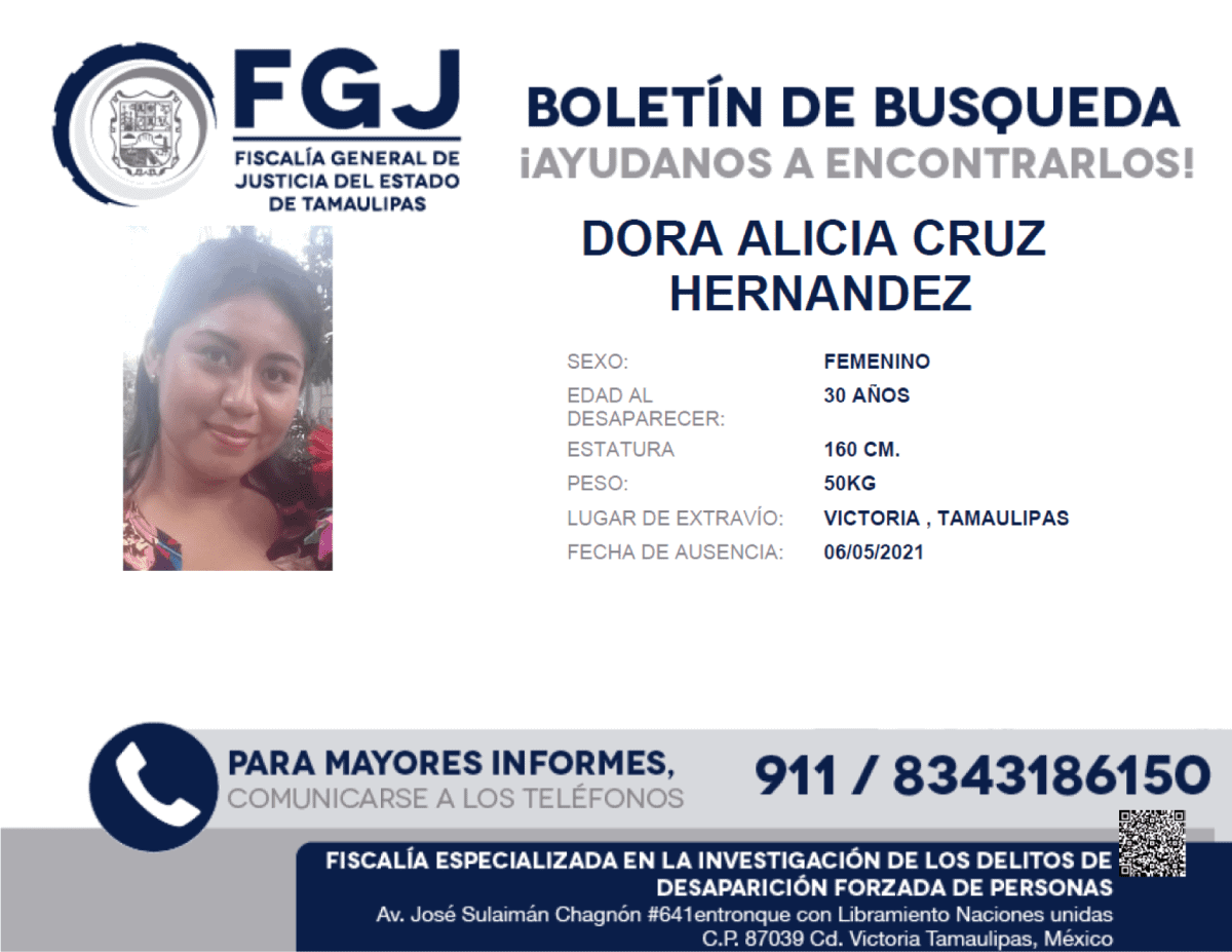 DORA ALICIA CRUZ HERNANDEZ