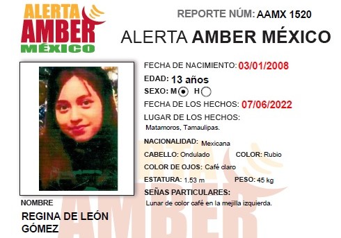 Alerta Amber regina