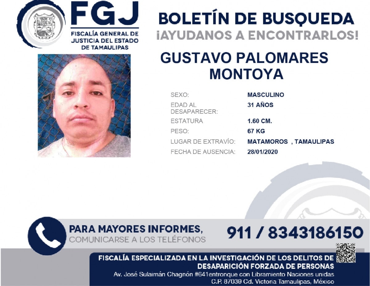 BOELTIN DE BUSQUEDA GUSTAVO PALOMARES