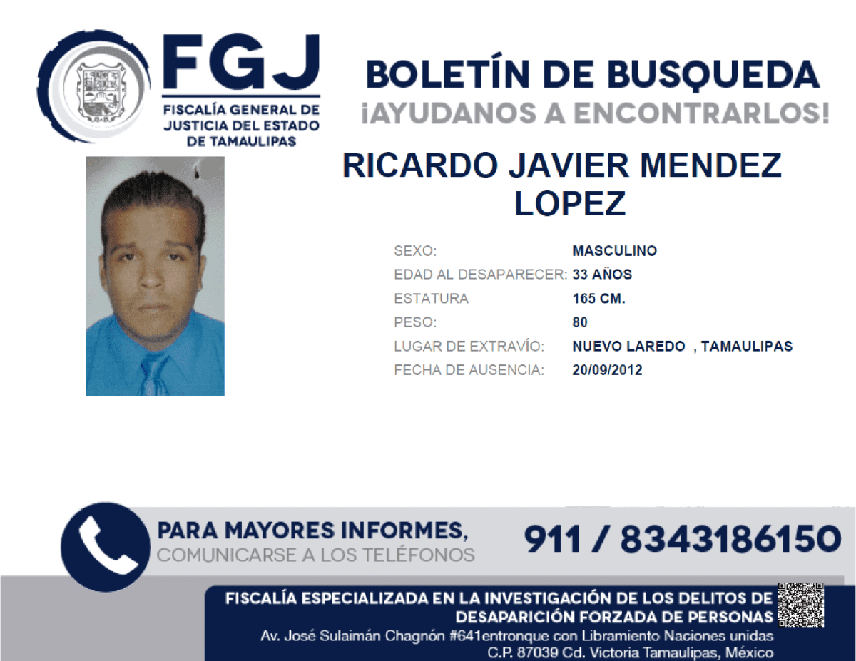 RICARDO JAVIER MENDEZ LOPEZ