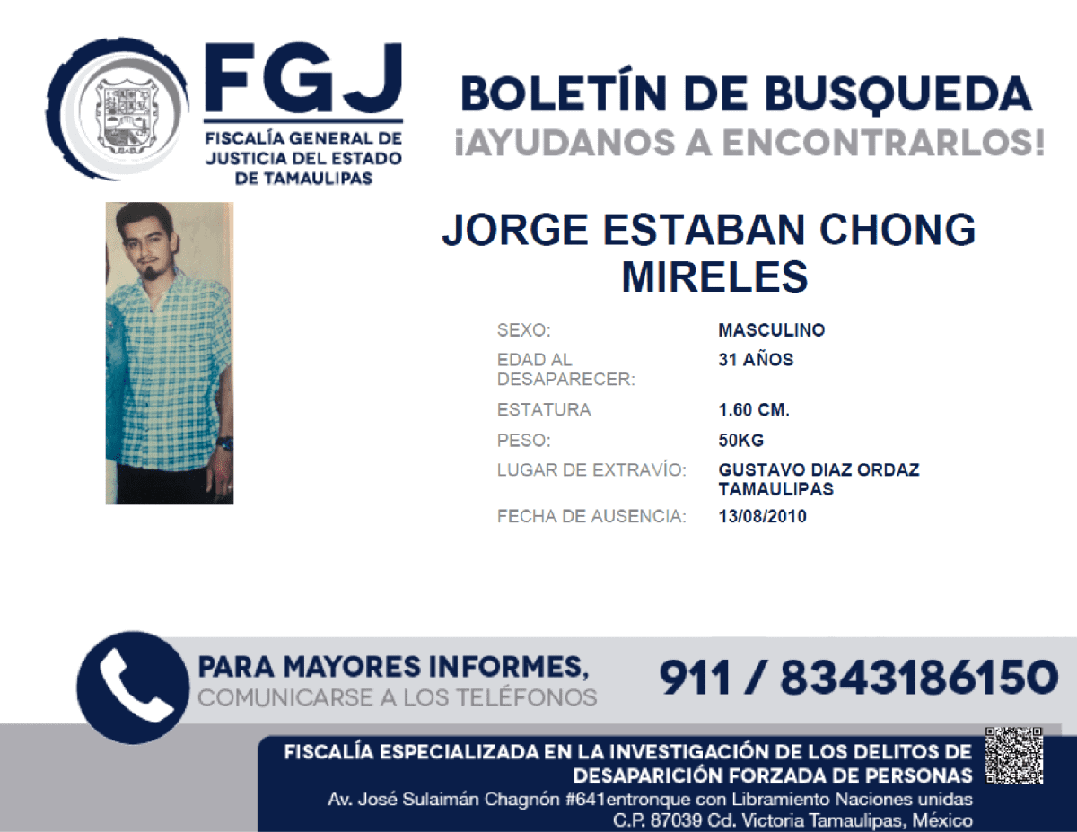 JORGE ESTEBAN CHONG MIRELES