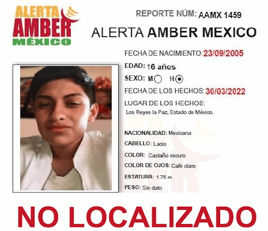 Alerta Amber Nicolay