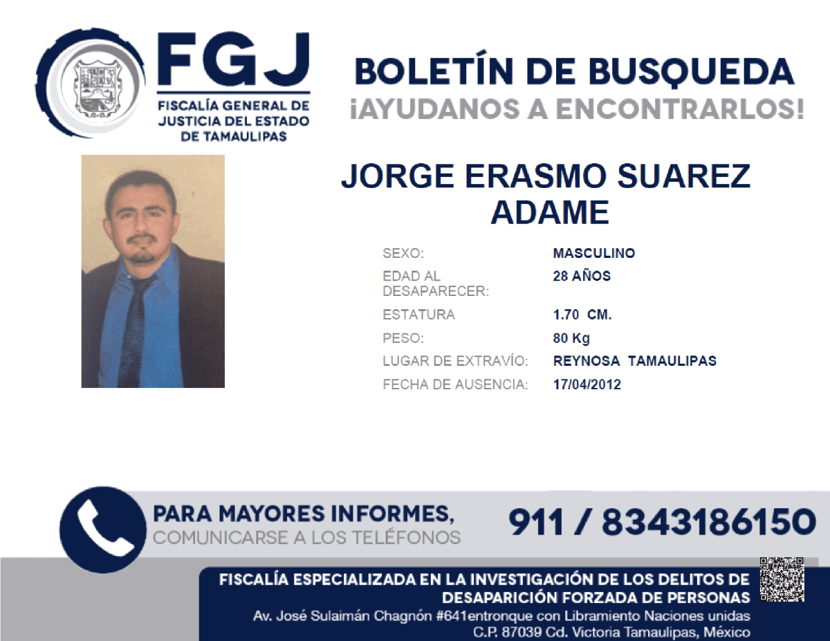 JORGE ERASMO SUAREZ ADAME