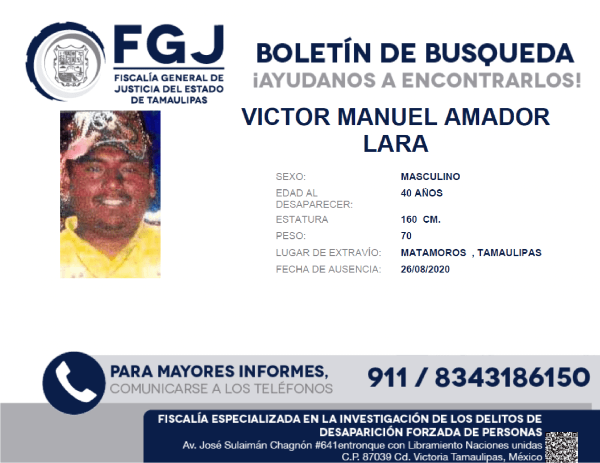 VICTOR MANUEL AMADOR LARA