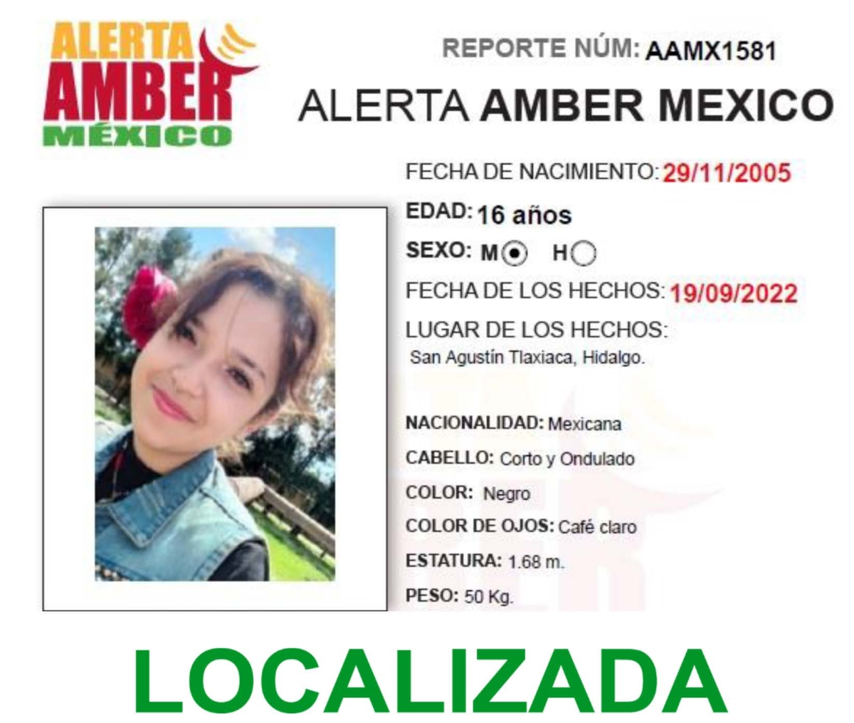 Alerta Amber Erika Chacon Flores