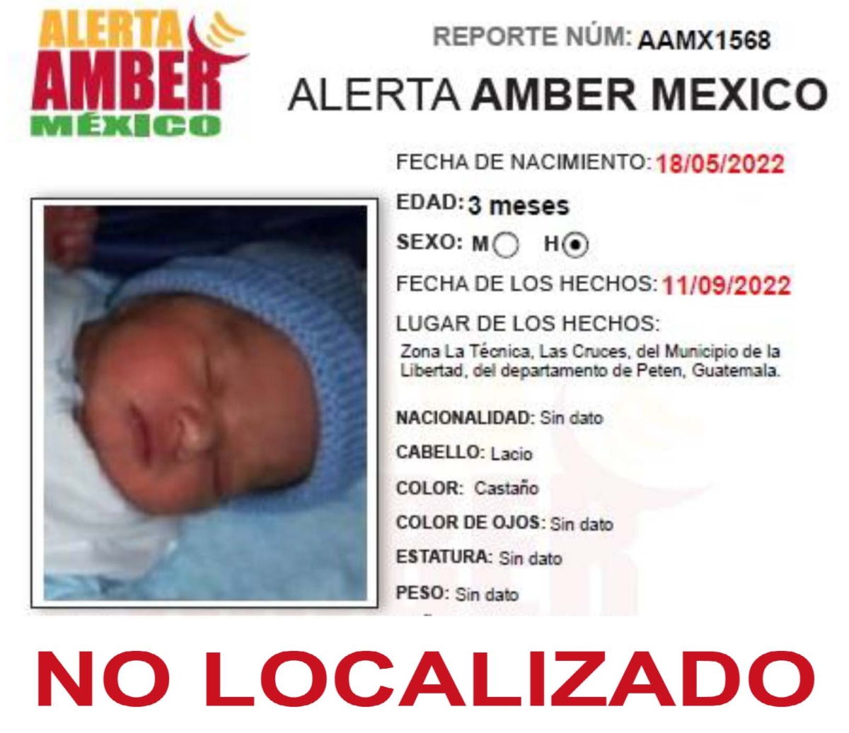 Alerta Amber Franklin