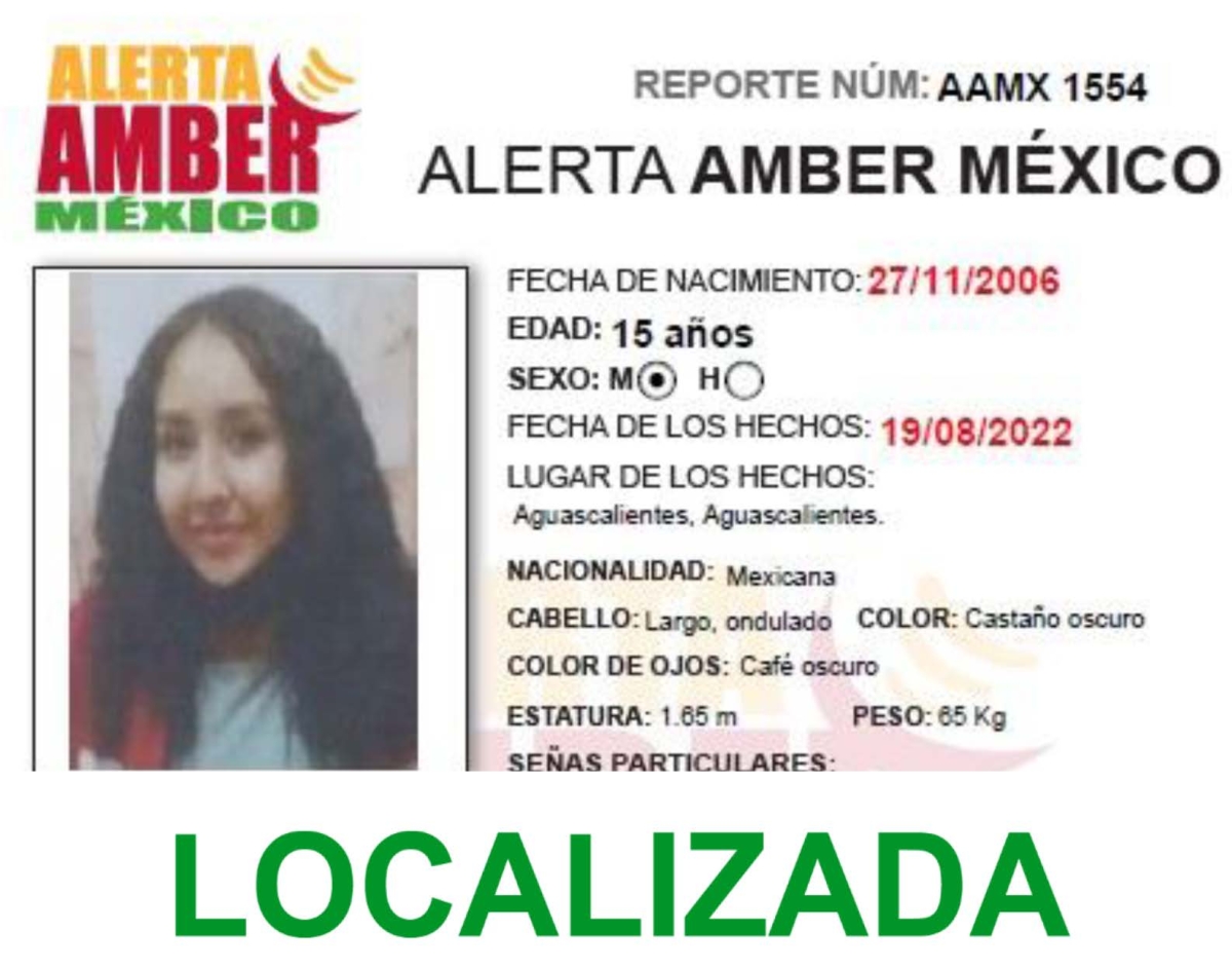 Alerta Amber Lucero Flores