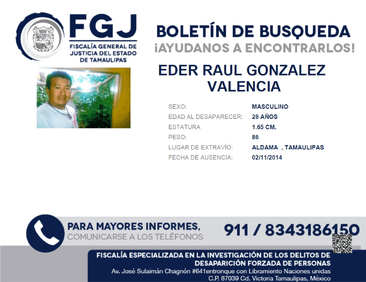 EDER RAUL GONZALEZ VALENCIA