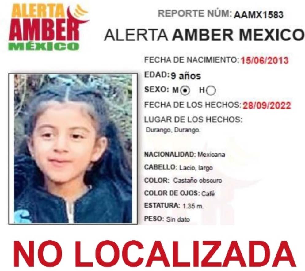 Alerta Amber Jocelyn