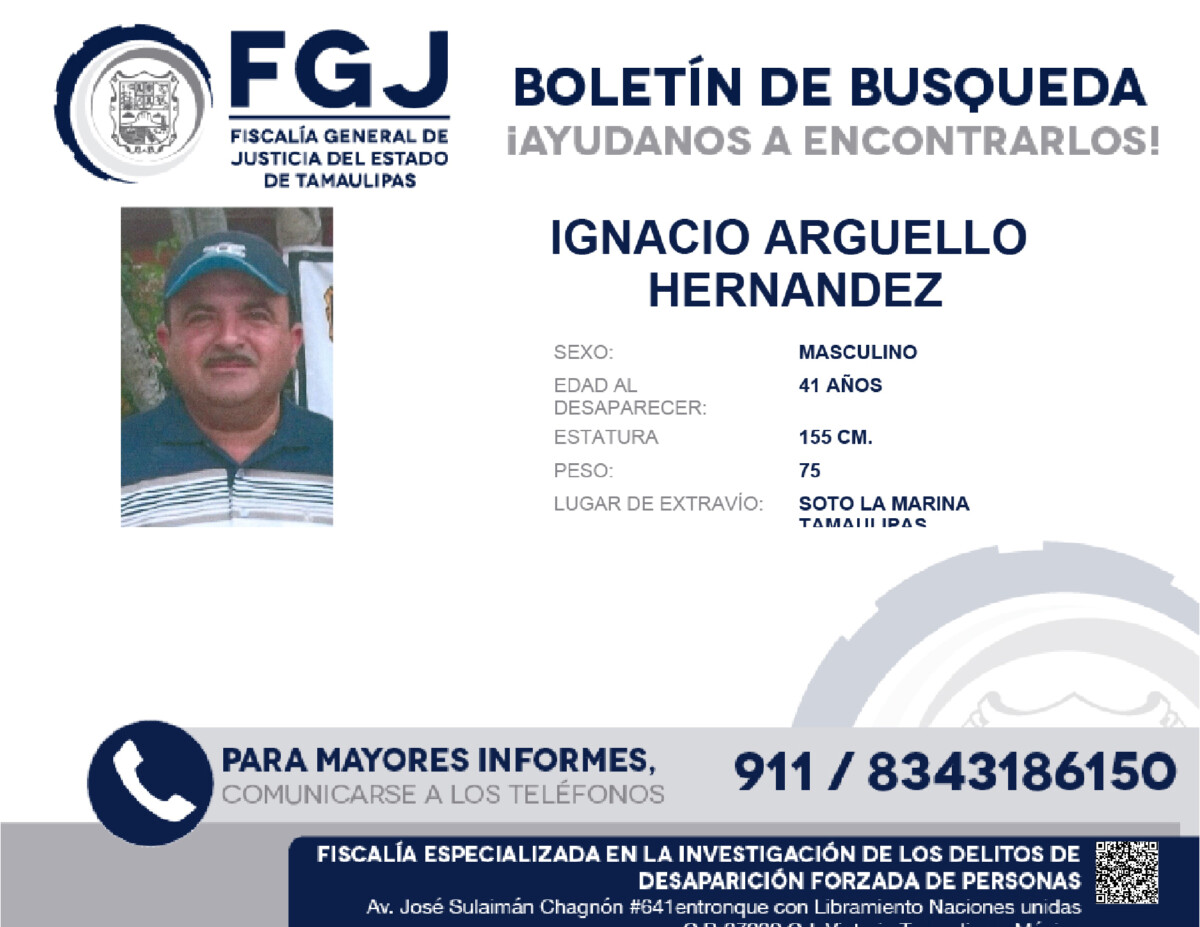 Boletin de Busqueda Ignacio