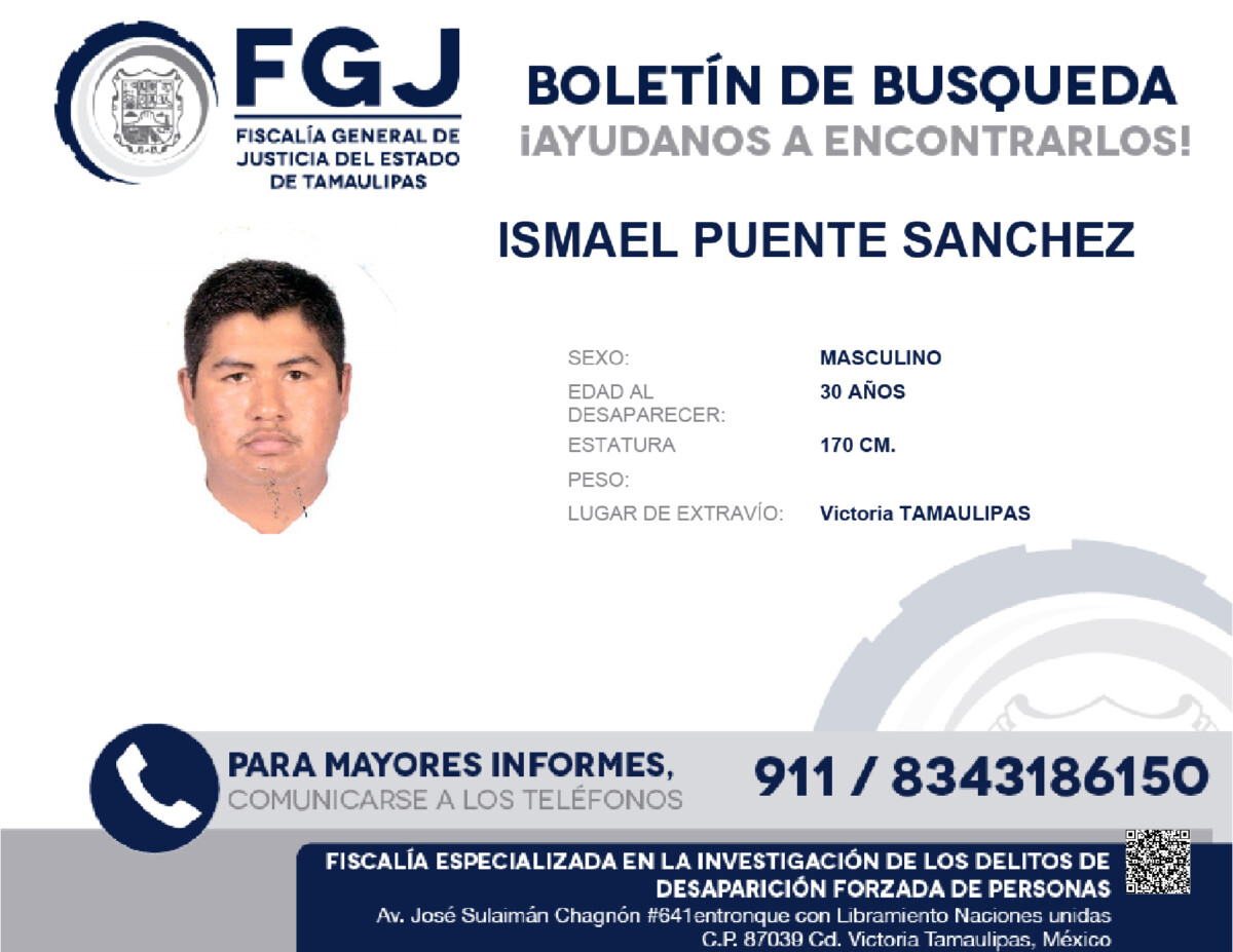 Boletin de Búsqueda Ismael