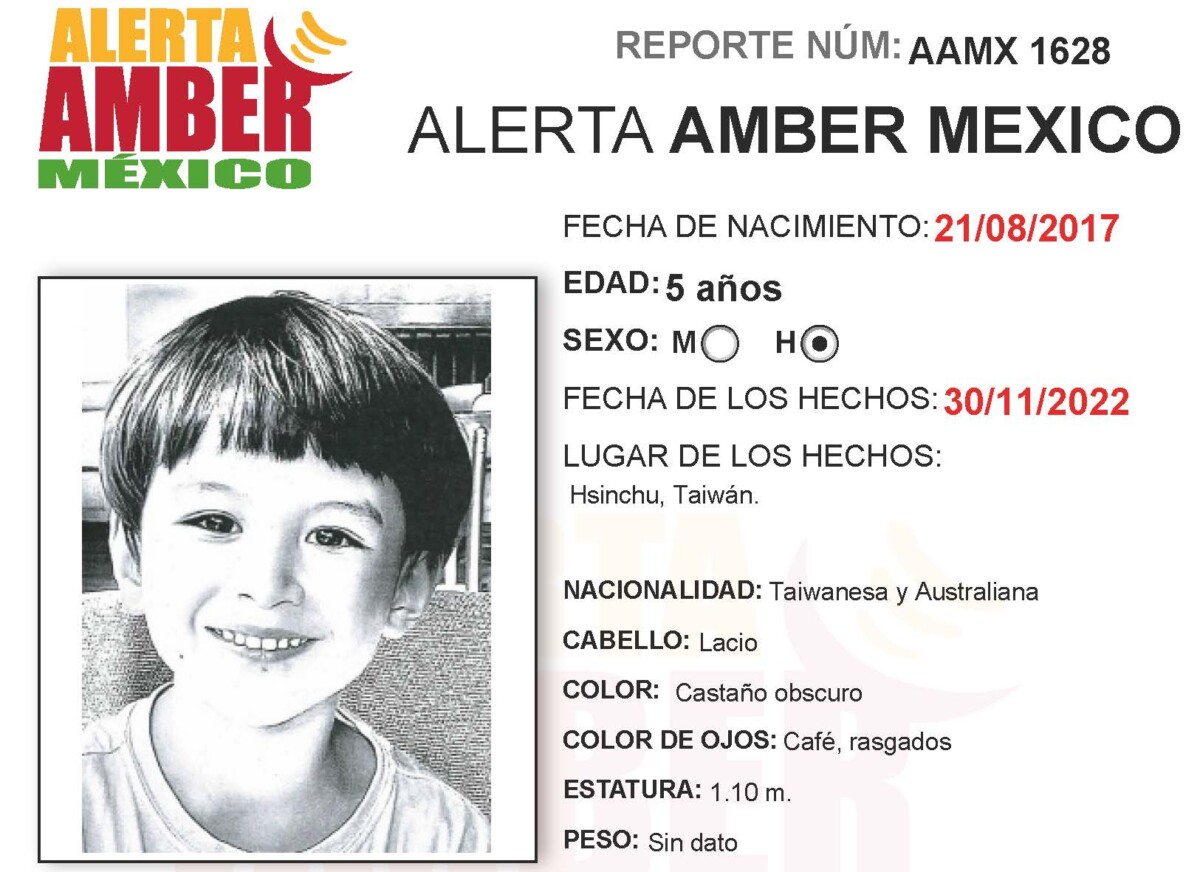 Alerta Amber Ian Hoyos