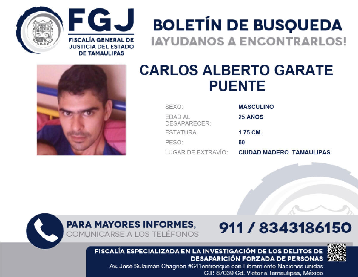 Boletín de Búsqueda Carlos Alberto