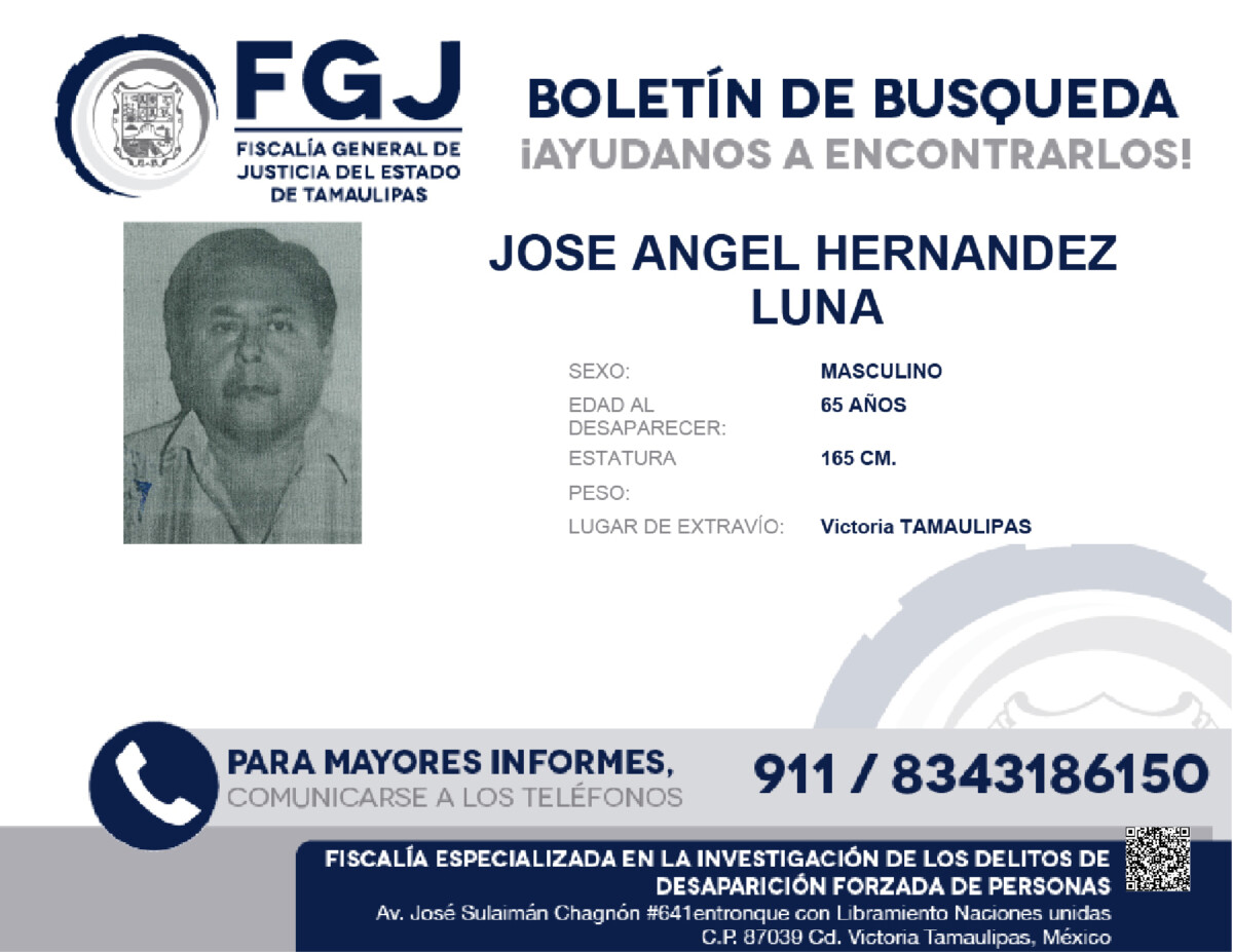 Boletin de Busqueda Jose Angel