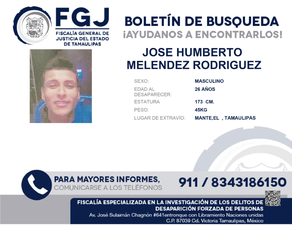 Boletin de Busqueda Jose Humberto