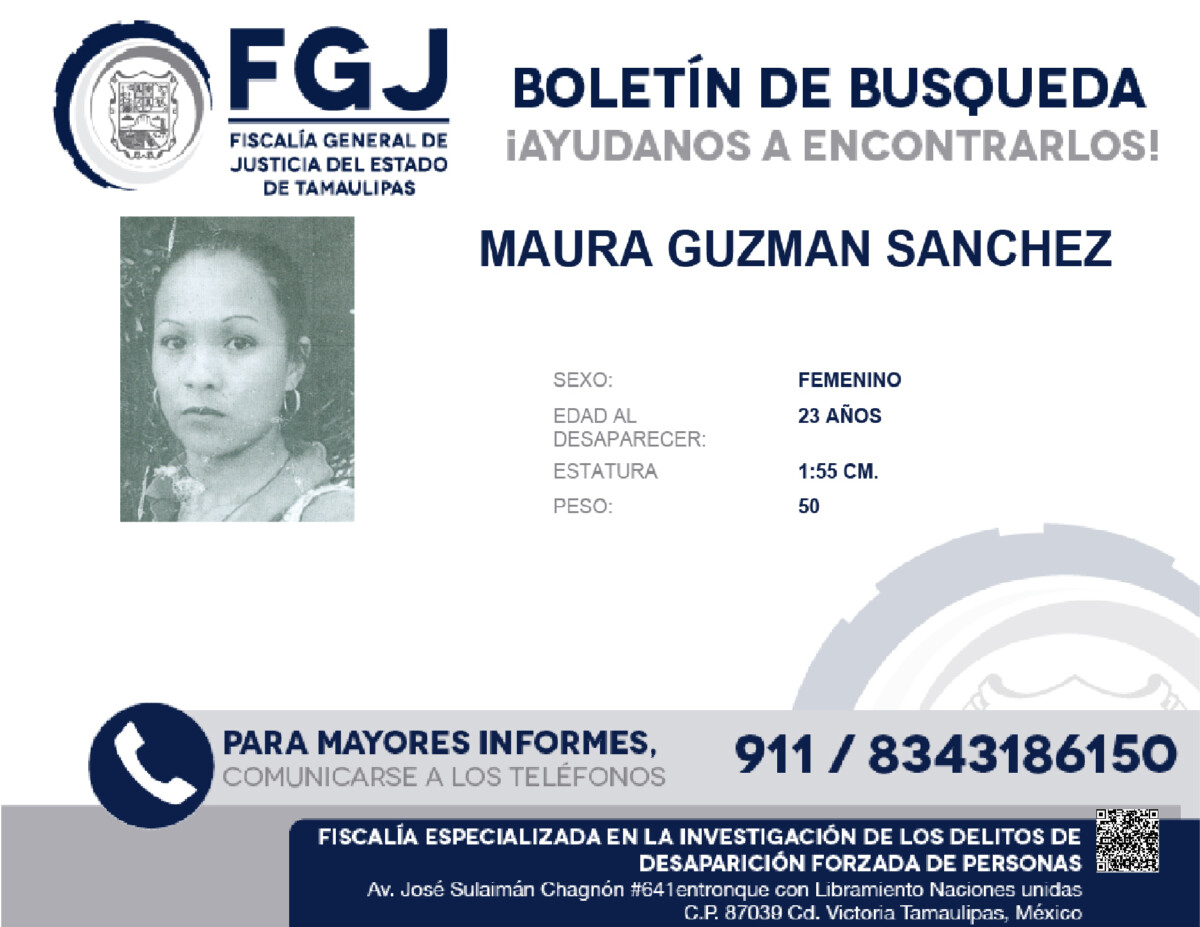 Boletín de Búsqueda Maura