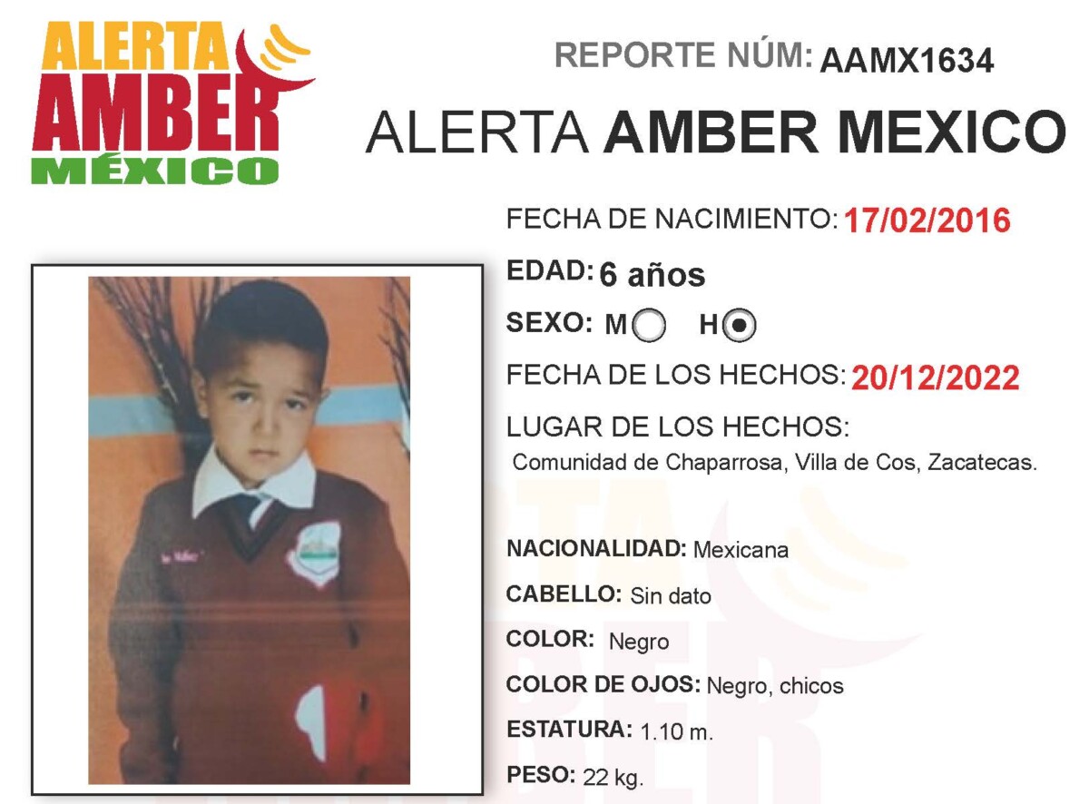 Alerta Amber Anthony