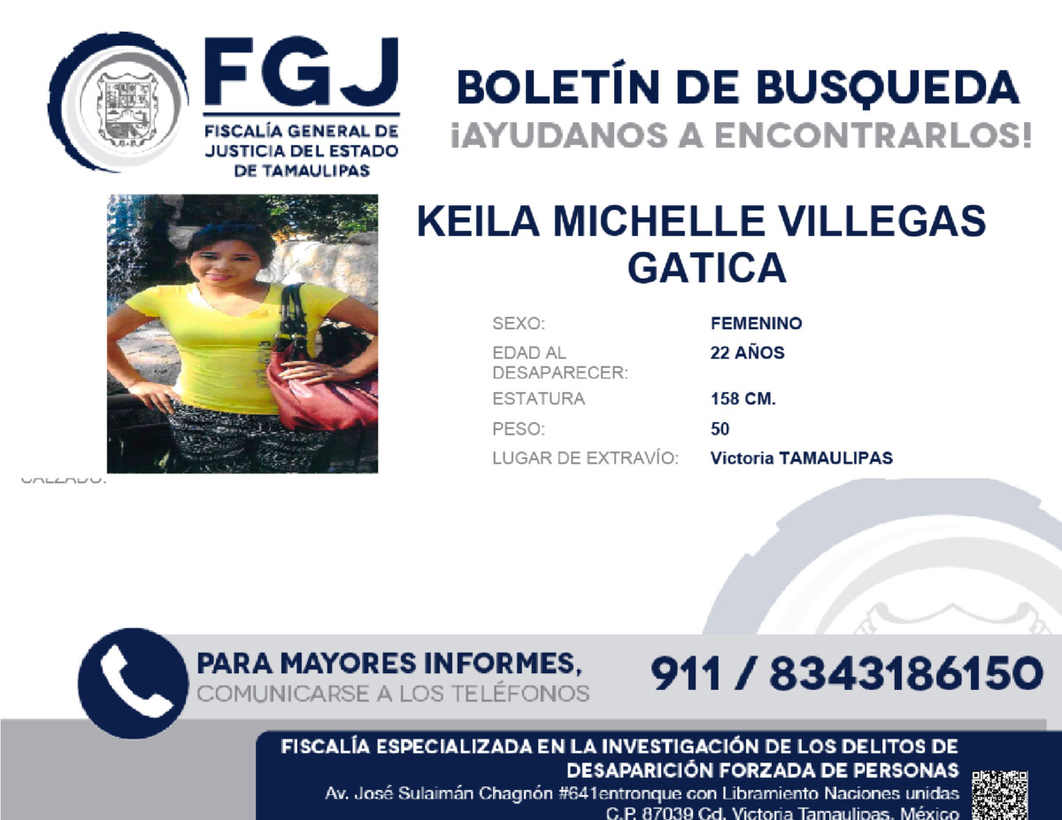 Boletín de Búsqueda Keila